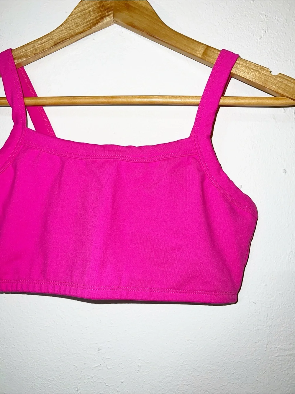 Thirty Years Hot Pink Women's Bralette Light Support Sports Bra - Picture 2 of 6